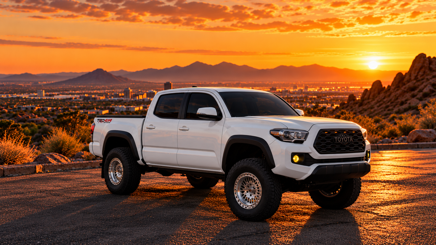 Toyota Tacoma TRD Off-Road in white